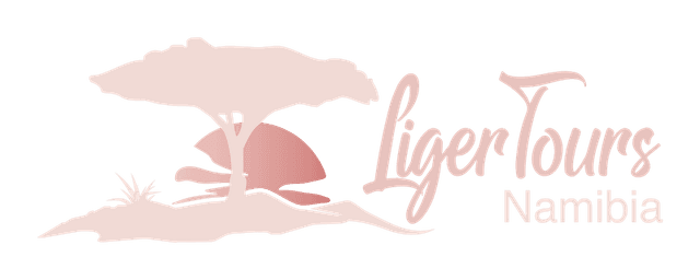 Liger Tours Namibia logo for dark backgrounds